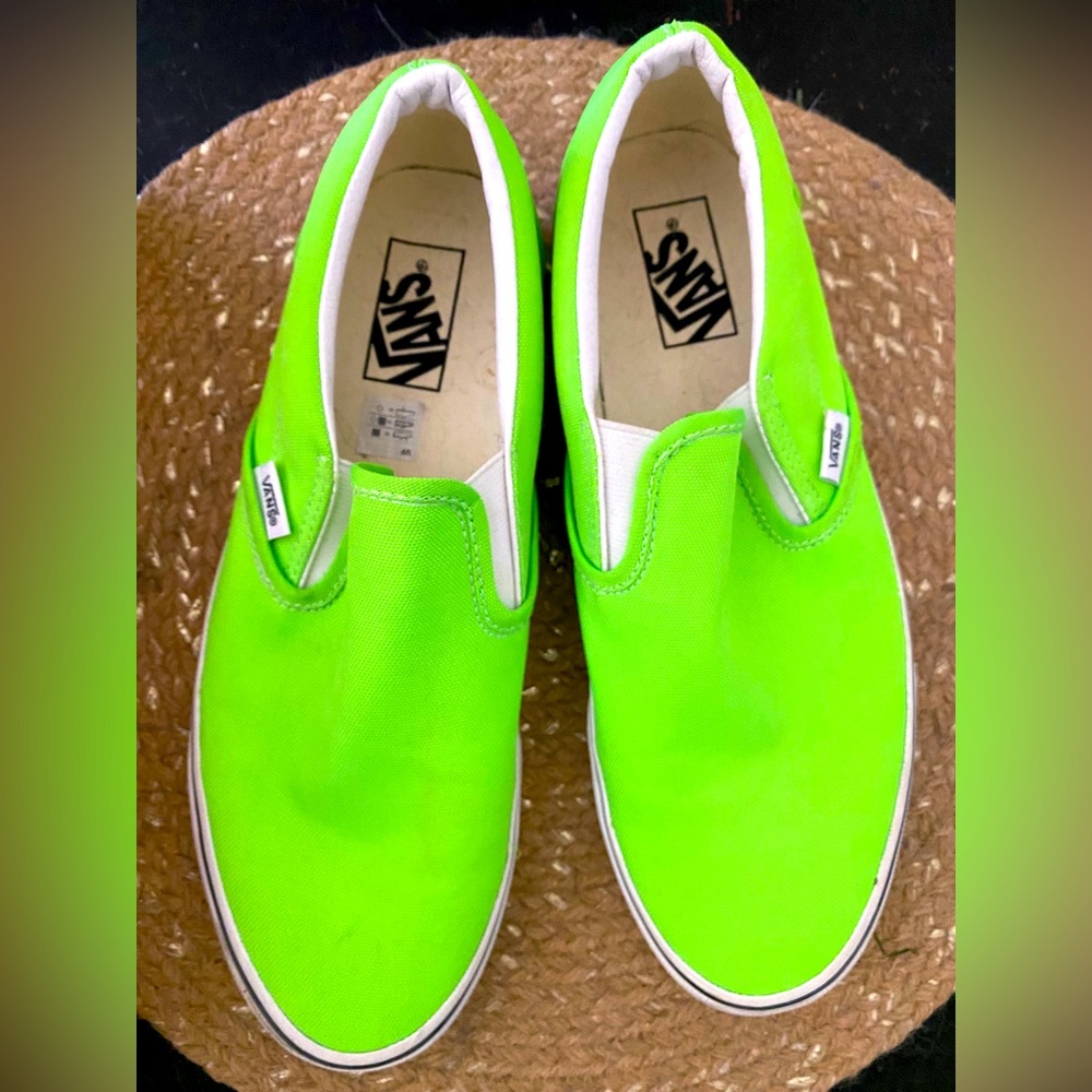 Neon Classic Slip On Vans